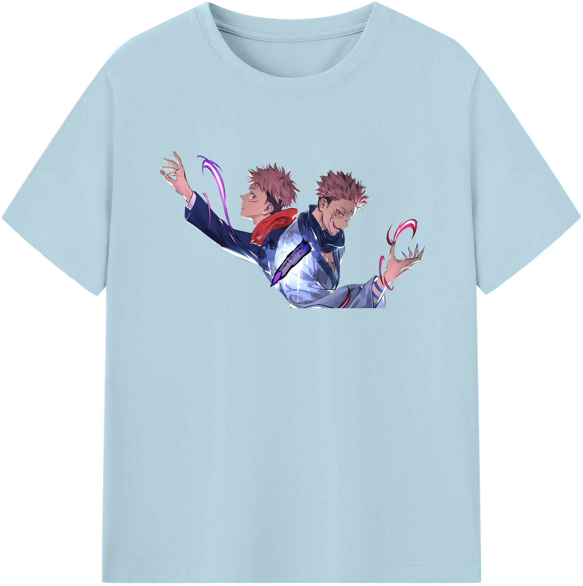 （画像用） 呪術廻戦 Jujutsu Kaisen 綿100％半袖Tシャツ（フロントプリント）